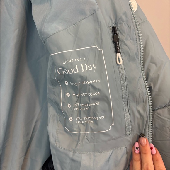 Noize Women's Avalon Light Blue Puffer Jacket - Picture 5 of 5